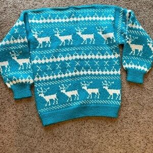 *HANDMADE knit sweater size S/M